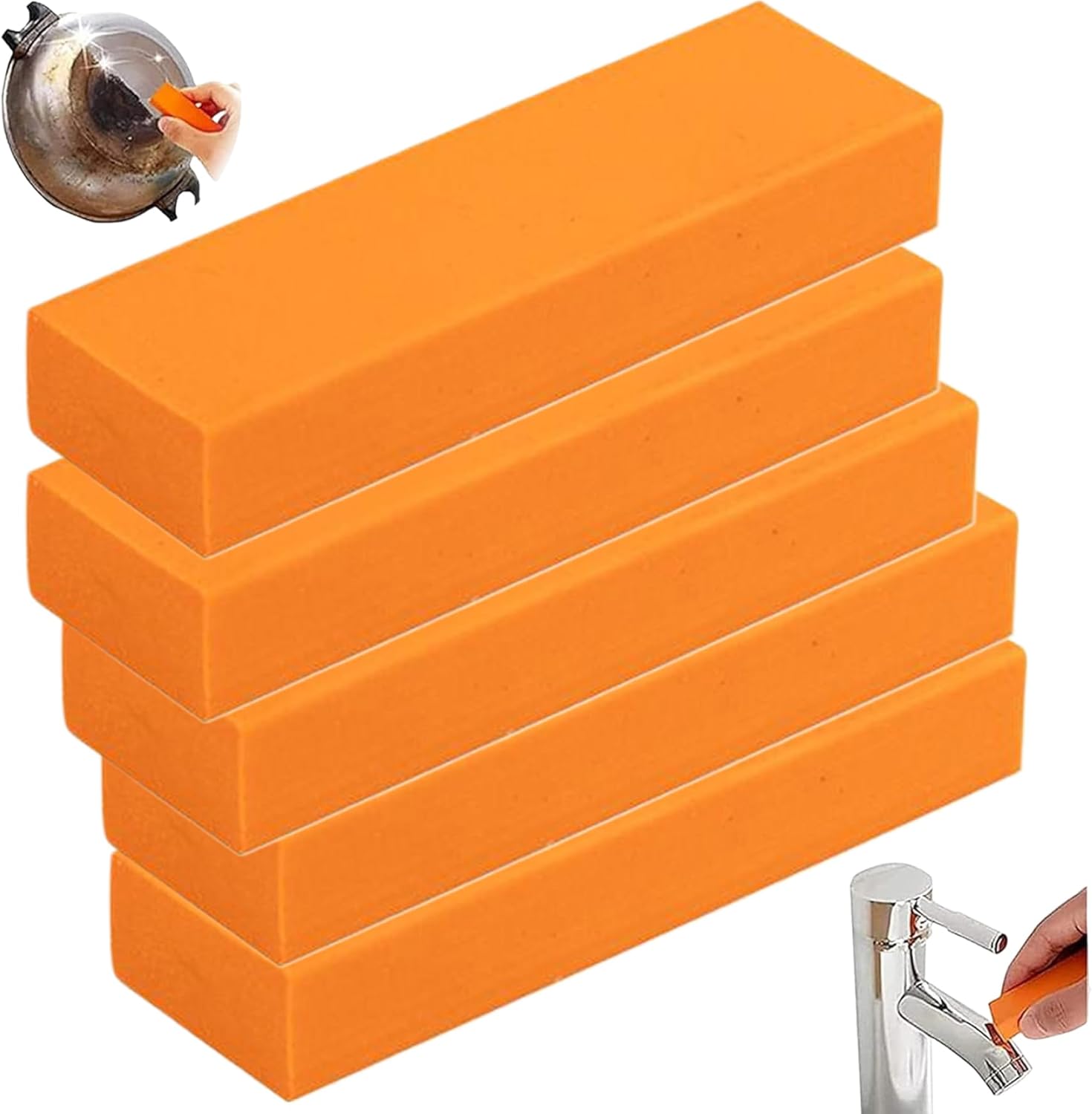 CUCUFA 5PCS Stainless Steel Rust Eraser Set
