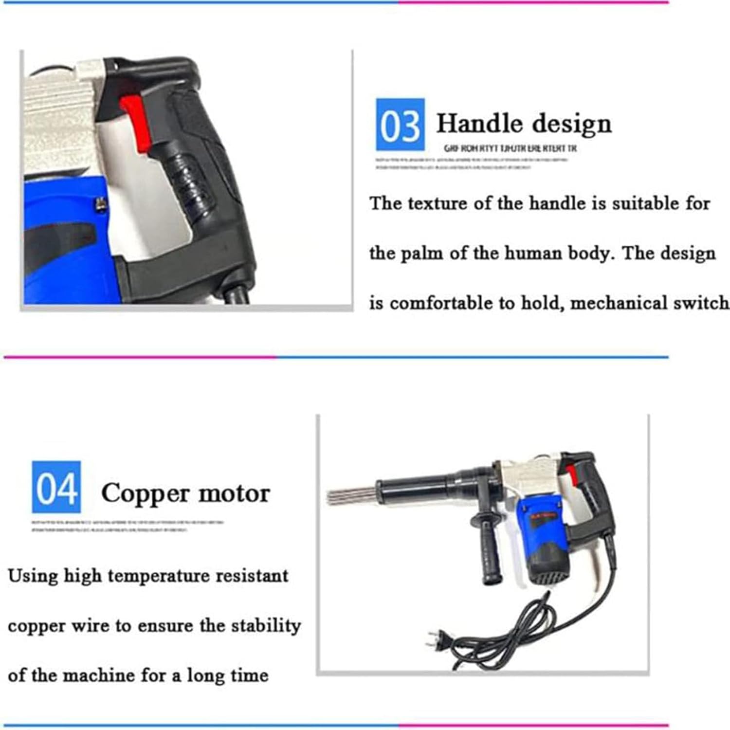 High-Power 1100W Electric Needle Scaler for Rust and Paint Removal
