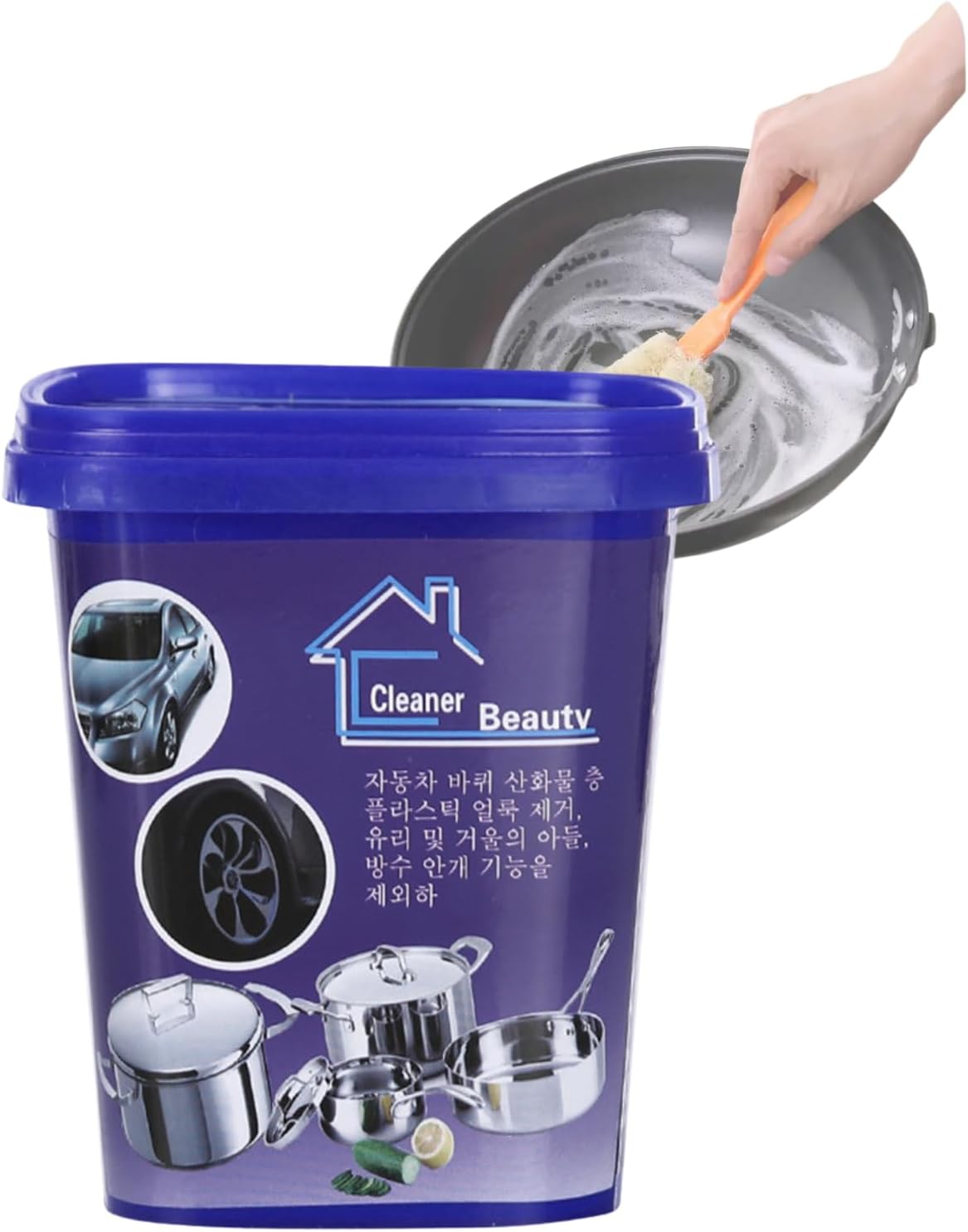 Stainless Steel Cleaner Paste for Pots Pans and Oven