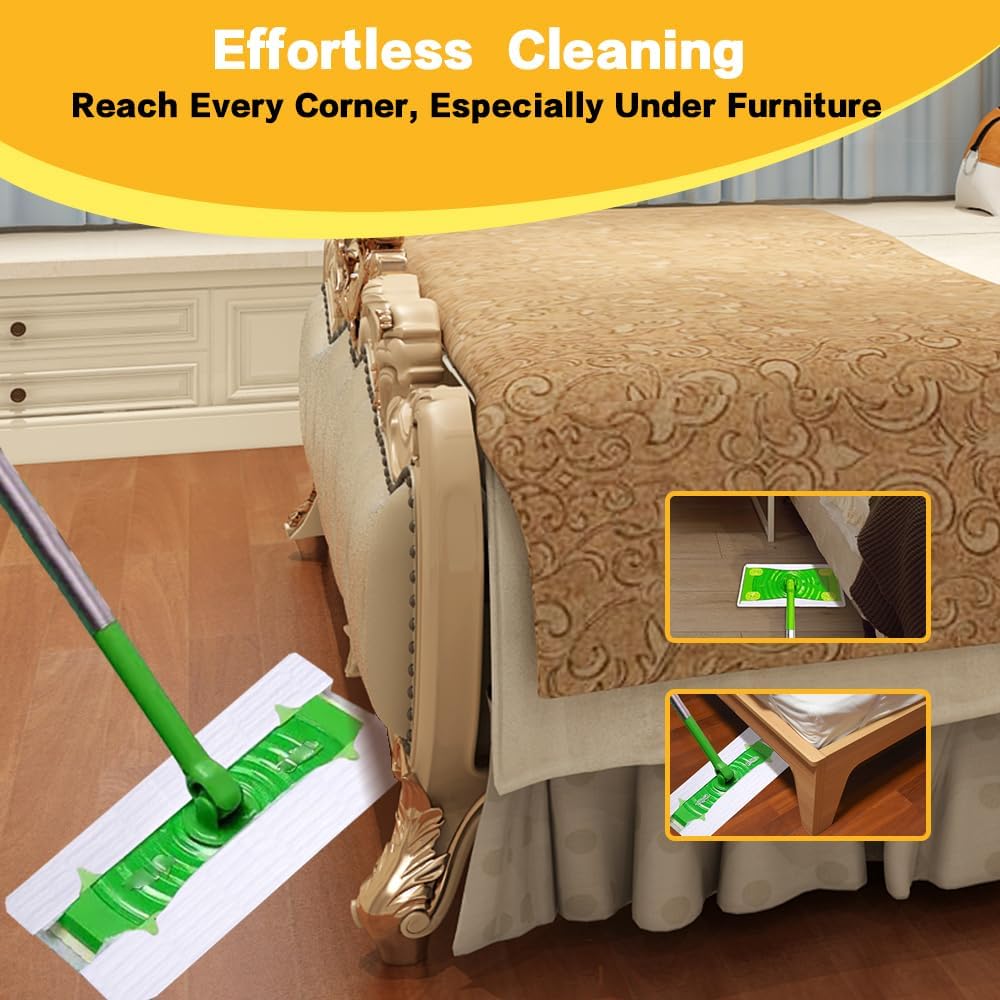 Atecess Dry Sweeping Cloths 100-Pack for Swiffer