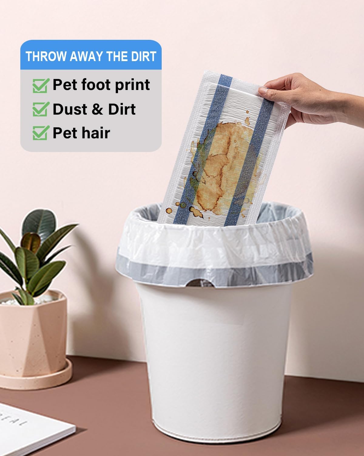 Zmerob 30 Count Swiffer WetJet Mop Pad Refills