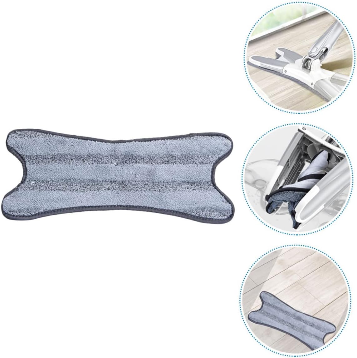 Ipetboom 2 Pcs Butterfly Mop Pad Covers for Ceramic Tile