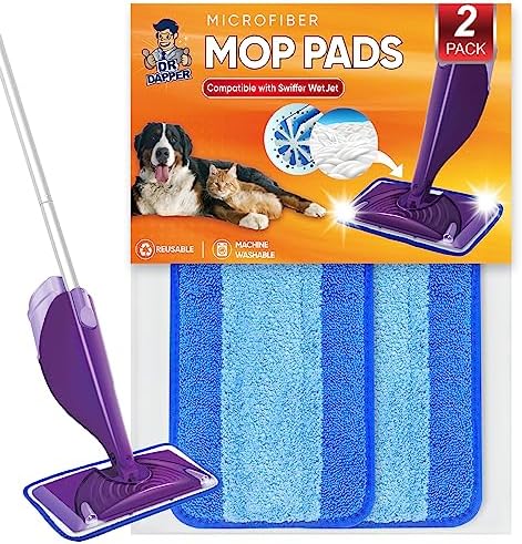DR DAPPER Reusable Wet Jet Pads 2 Pack Blue 1