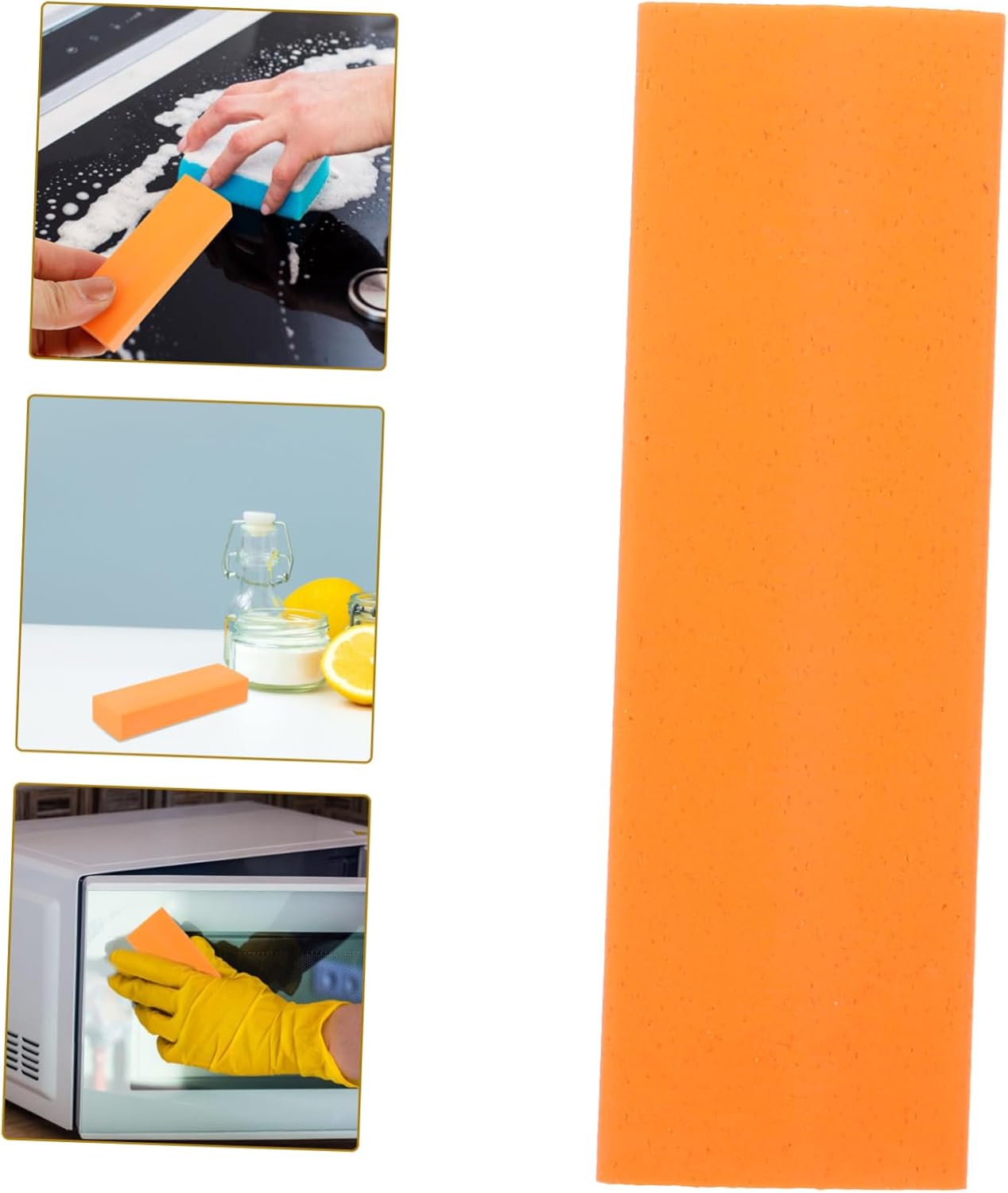 MAGICLULU Rubber Stainless Steel Decontamination Eraser for Rust and Limescale Removal