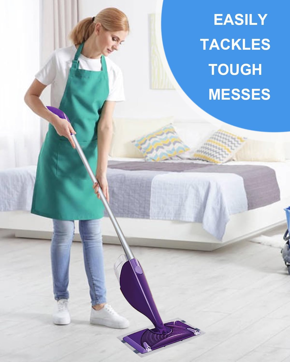 Zmerob 30 Count Swiffer WetJet Mop Pad Refills