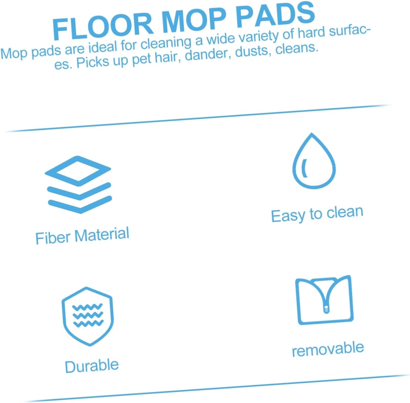 Microfiber Mop Head for Heavy Duty Cleaning