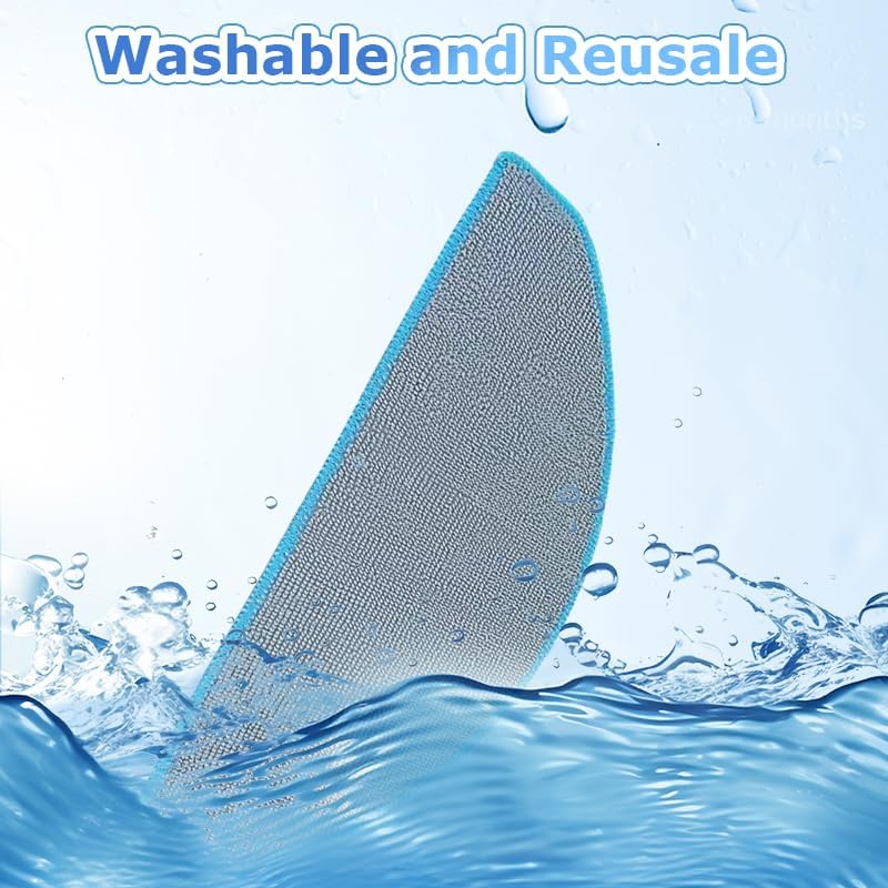 ZHICHENG 8pcs Mop Cloth for Roomba Combo Essential 1