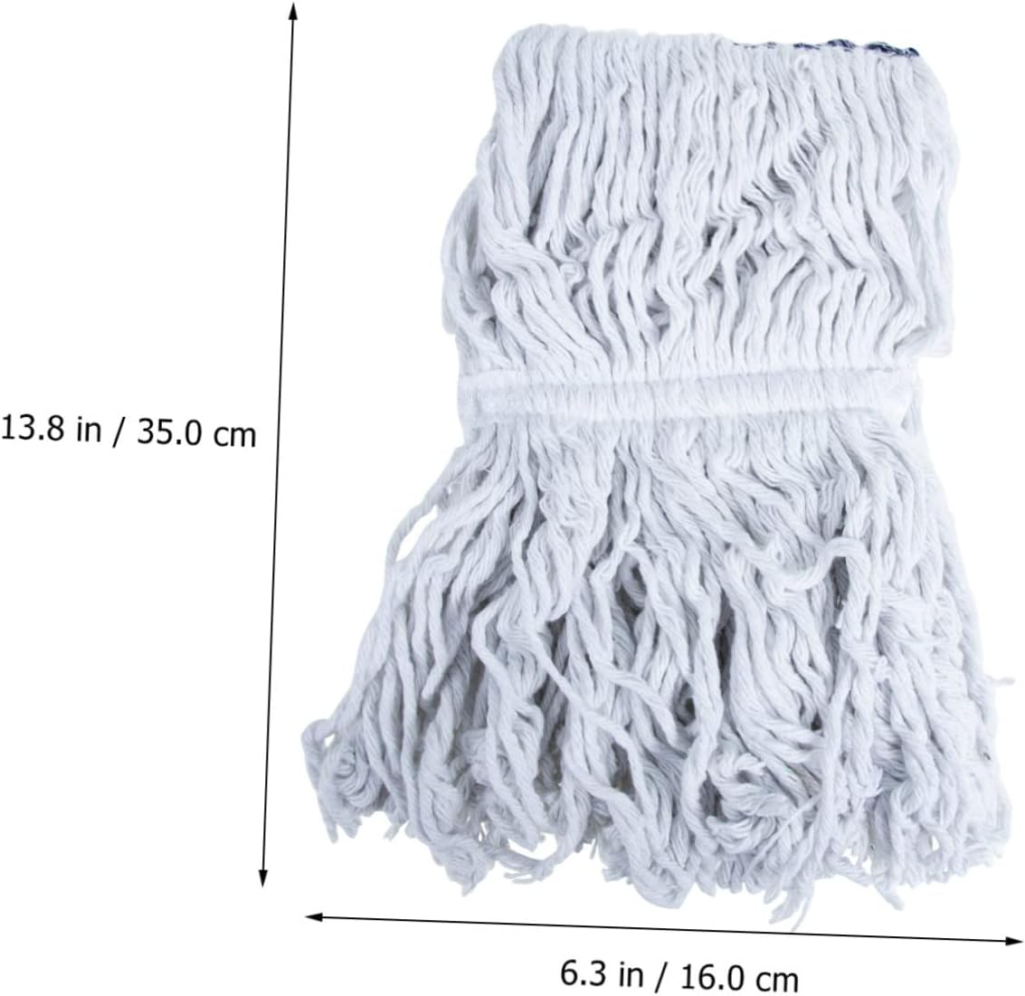 PACKOVE Cotton String Mop Head Reusable Replacement Pad