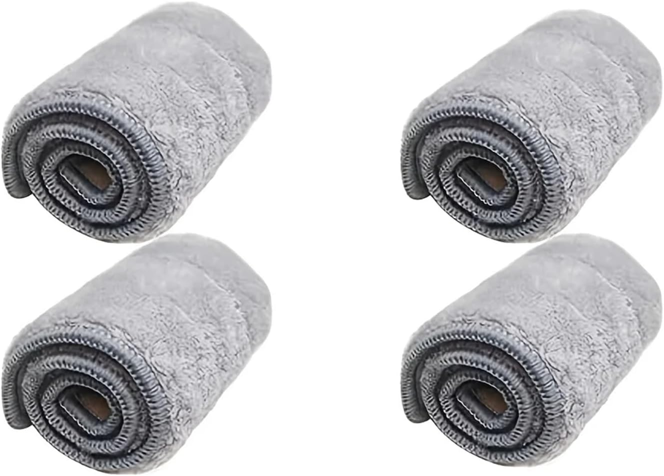 Vamarads 40cm Microfiber Mop Pad Replacement Kit 5pcs Gray