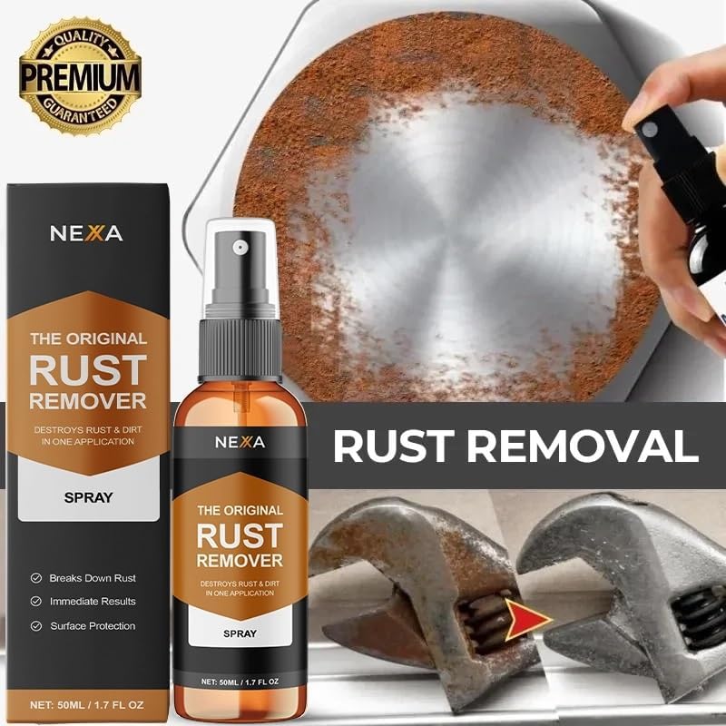 NEXA Rust Remover Spray Fast Acting Multi Surface Cleaner 50ml