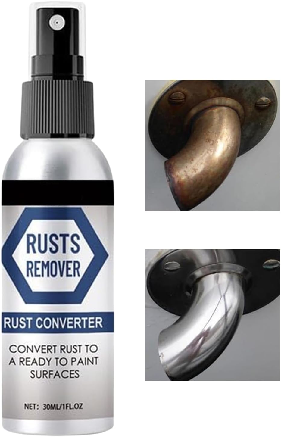 Waclipp 2X Rust Remover Spray for Heavy Duty Metal