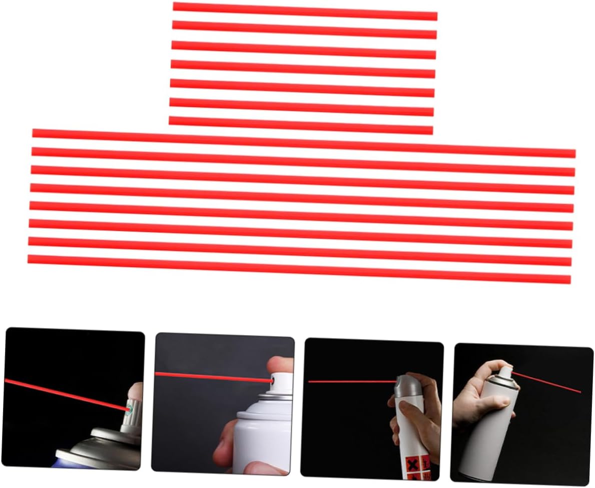 Uonlytech 40Pcs Rust Remover Spray Can Tubes with Long Nozzle Extensions