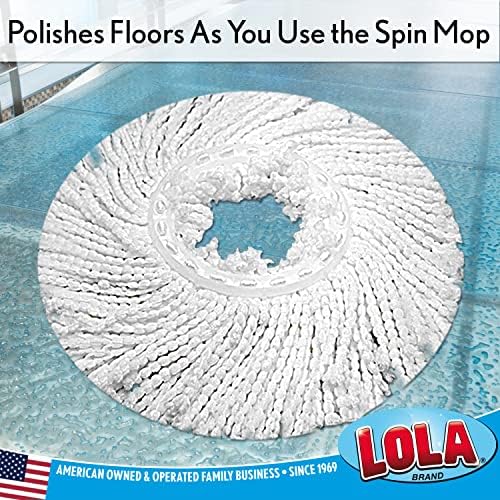 Lola Products Revolution Microfiber Spin Mop Refill