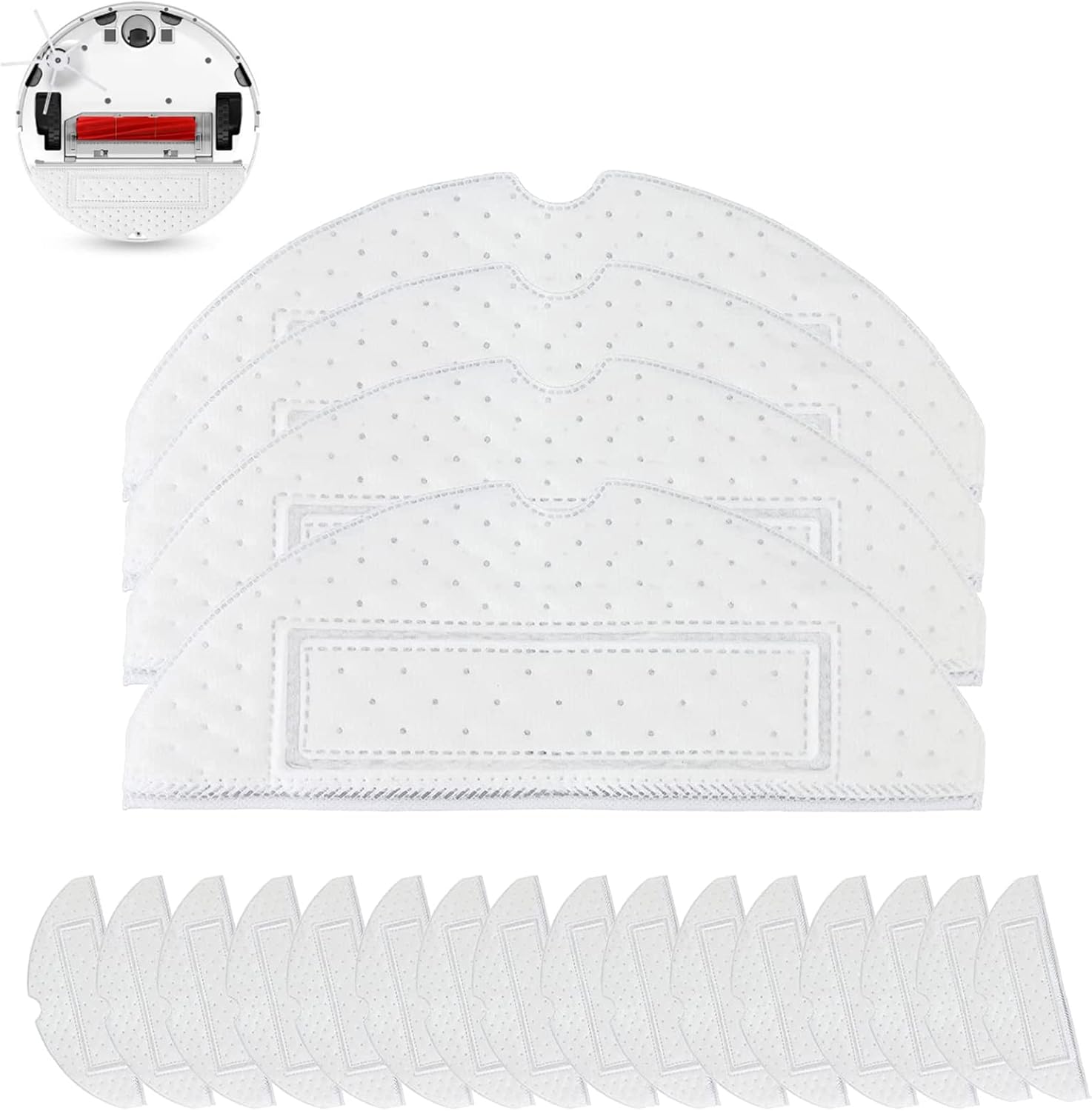 Pilipane 20Pcs Replacement Mop Pads for ro2borock S7 T7S Ultra
