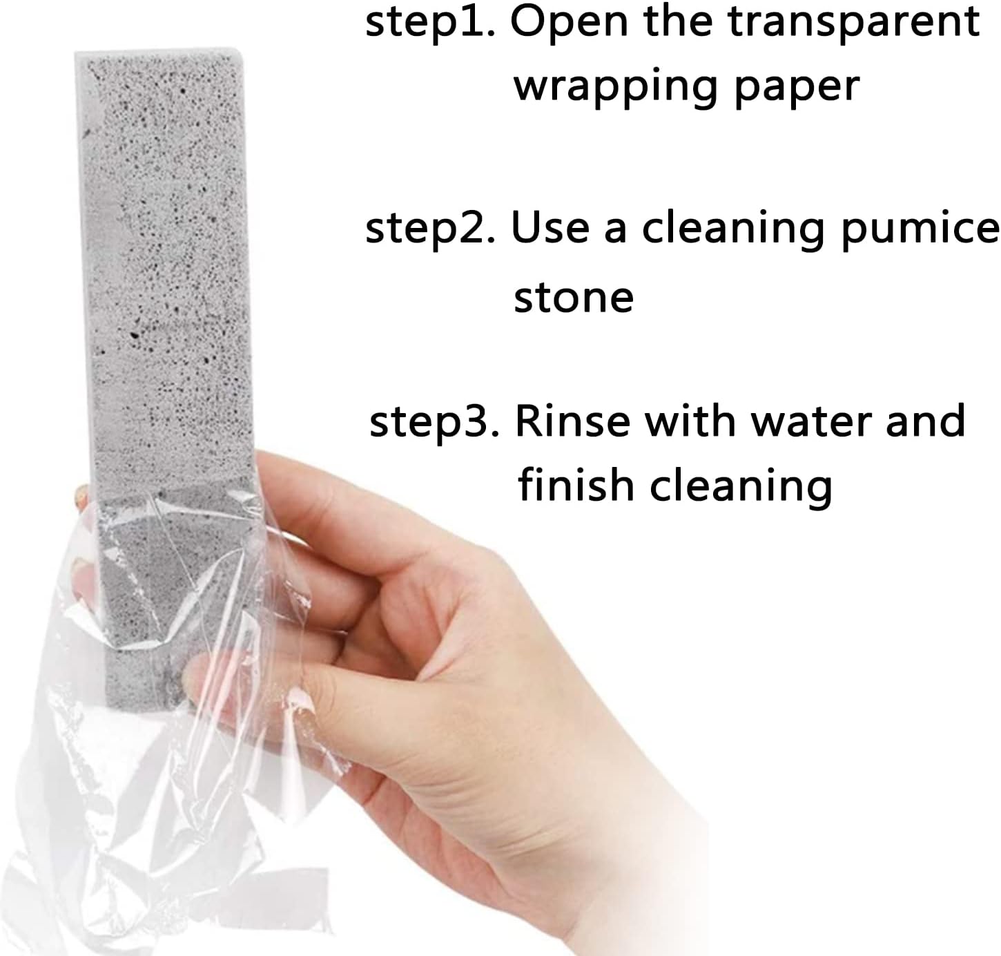 20 Pack Pumice Stones for Toilet Cleaning Calcium Remover Glass Material