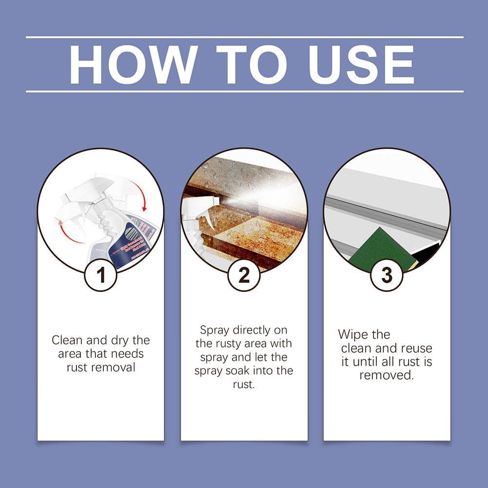 High Efficiency Rust Remover 120ml for Steel and Iron