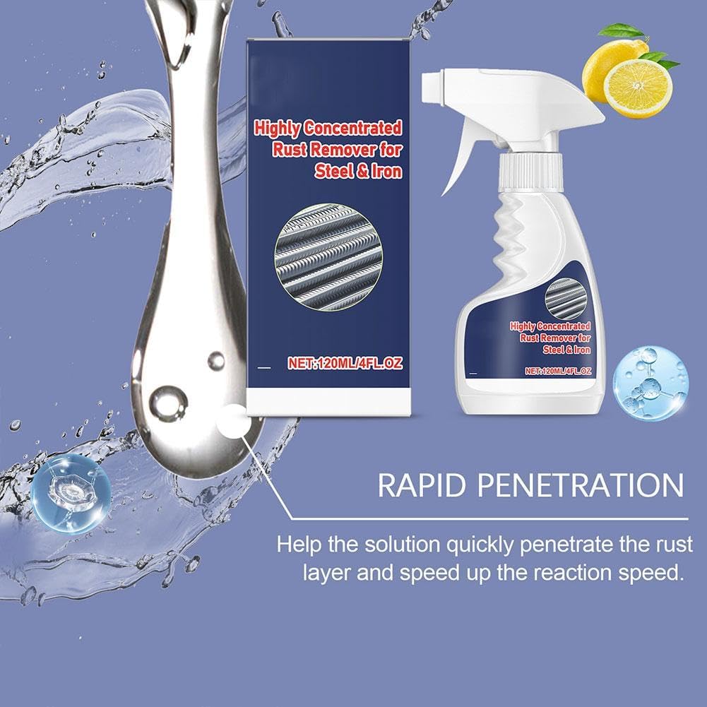 High Efficiency Rust Remover 120ml for Steel and Iron