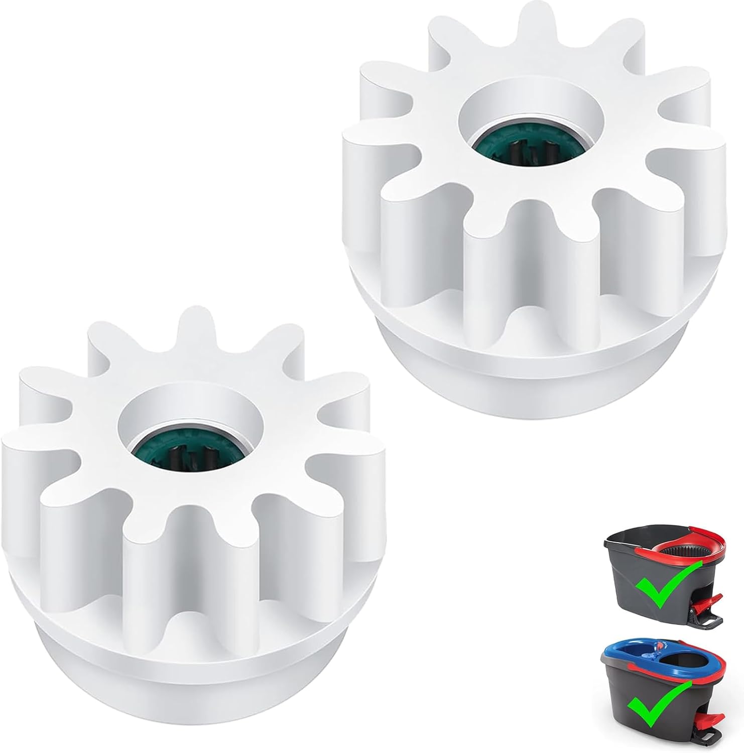 FXHDC-M Spin Mop Gear Replacement Kit 2-Pack
