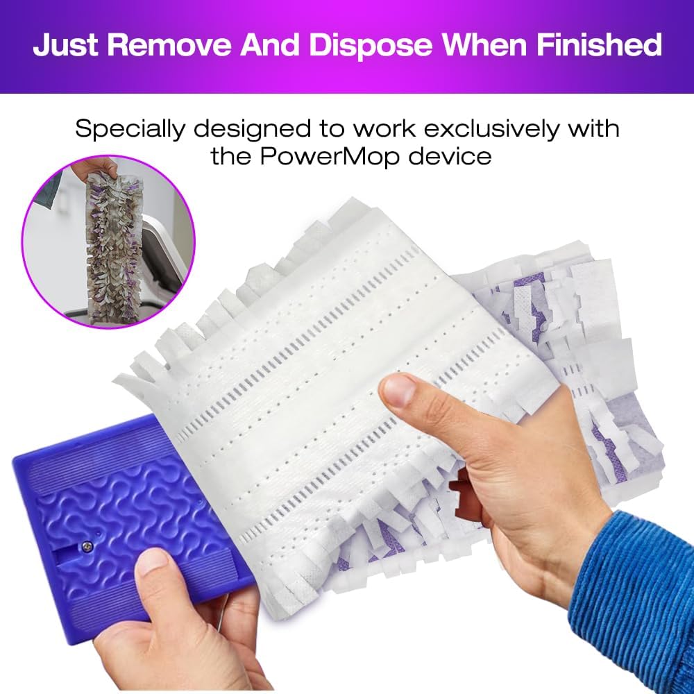 Home Times 10 Reusable Mop Pads for Swiffer Power Mop