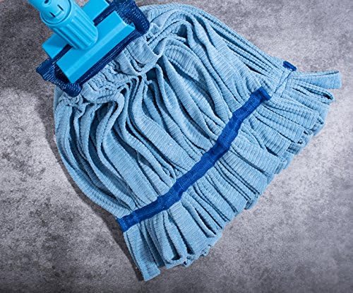 QIPENG 18 Microfiber Mop Head Replacement Pack of 2 Blue 1