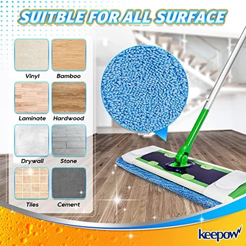 KEEPOW XL Dry Sweeping Cloths for Swiffer Sweeper