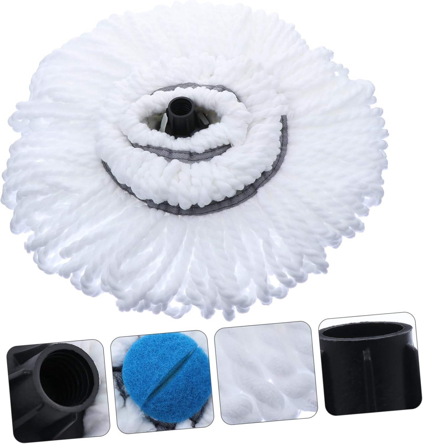 Minkissy Replacement Mop Head for Home and Commercial Cleaning