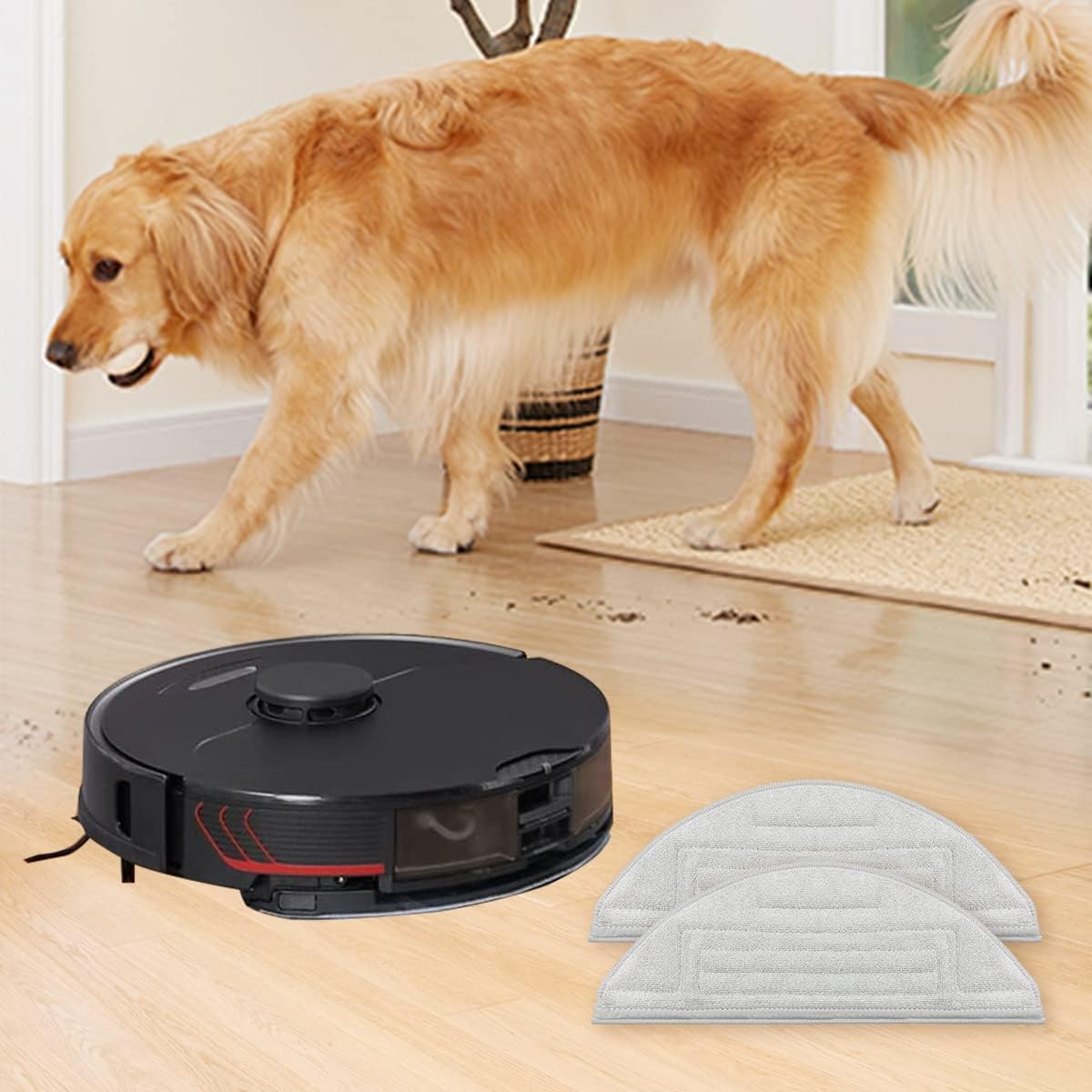Home Times Vacuum Mop Replacement Pads for Roborock S8S8S7 MaxV Series