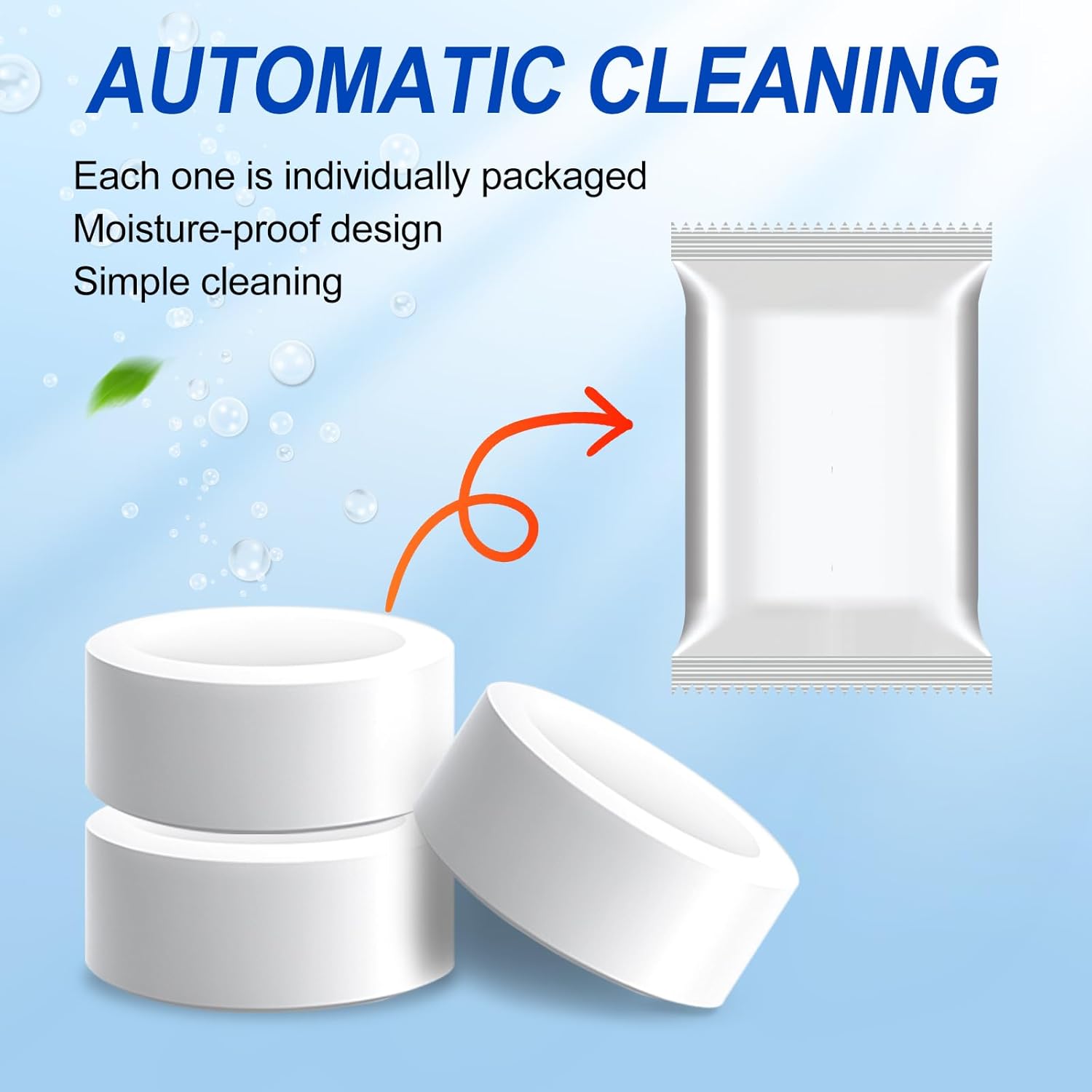 IFSRF Toilet Cleaner 50-Pack Fast Dissolving Deodorizing