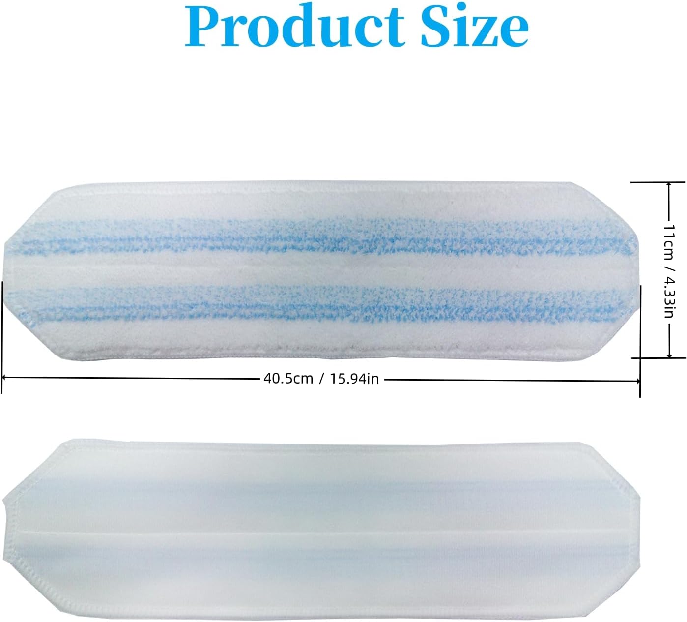 TETEPV Microfiber Mop Heads 6-Pack Reusable