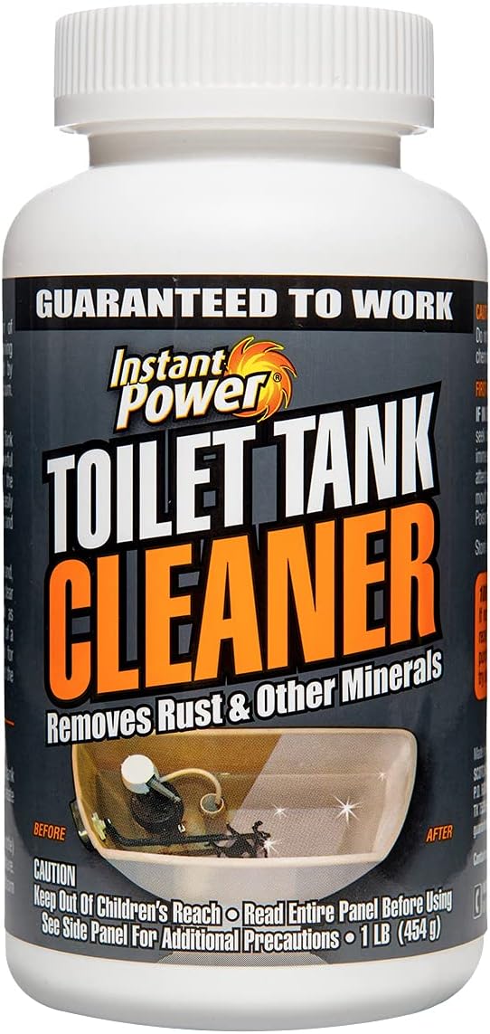 Instant Power Toilet Tank Cleaner 16 Oz No Scrubbing Removes Stains and Rust