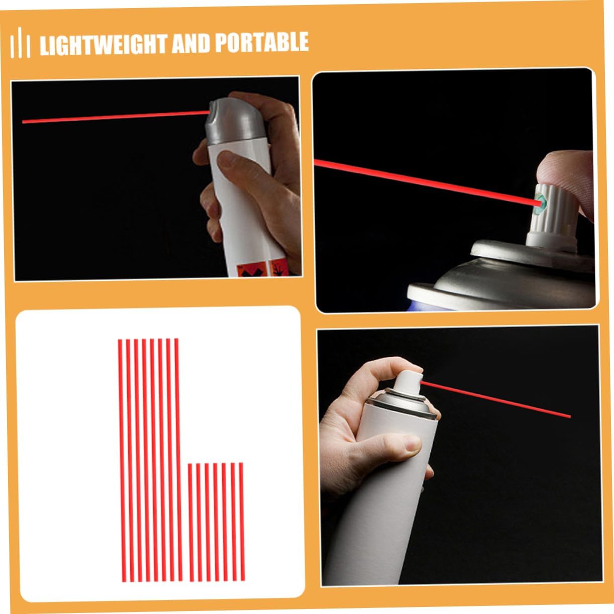 Uonlytech 40Pcs Rust Remover Spray Can Tubes with Long Nozzle Extensions