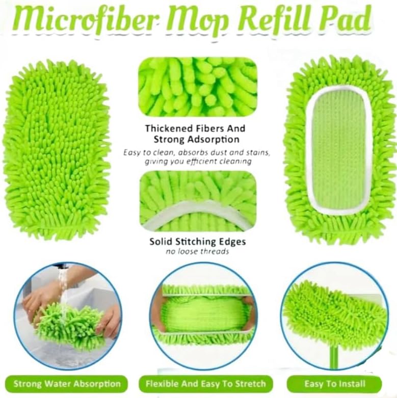 8Pcs Microfiber Mop Pads for Swiffer Sweeper