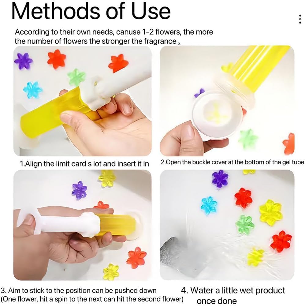 Toilet Gel Stamp with 7 Scent Options