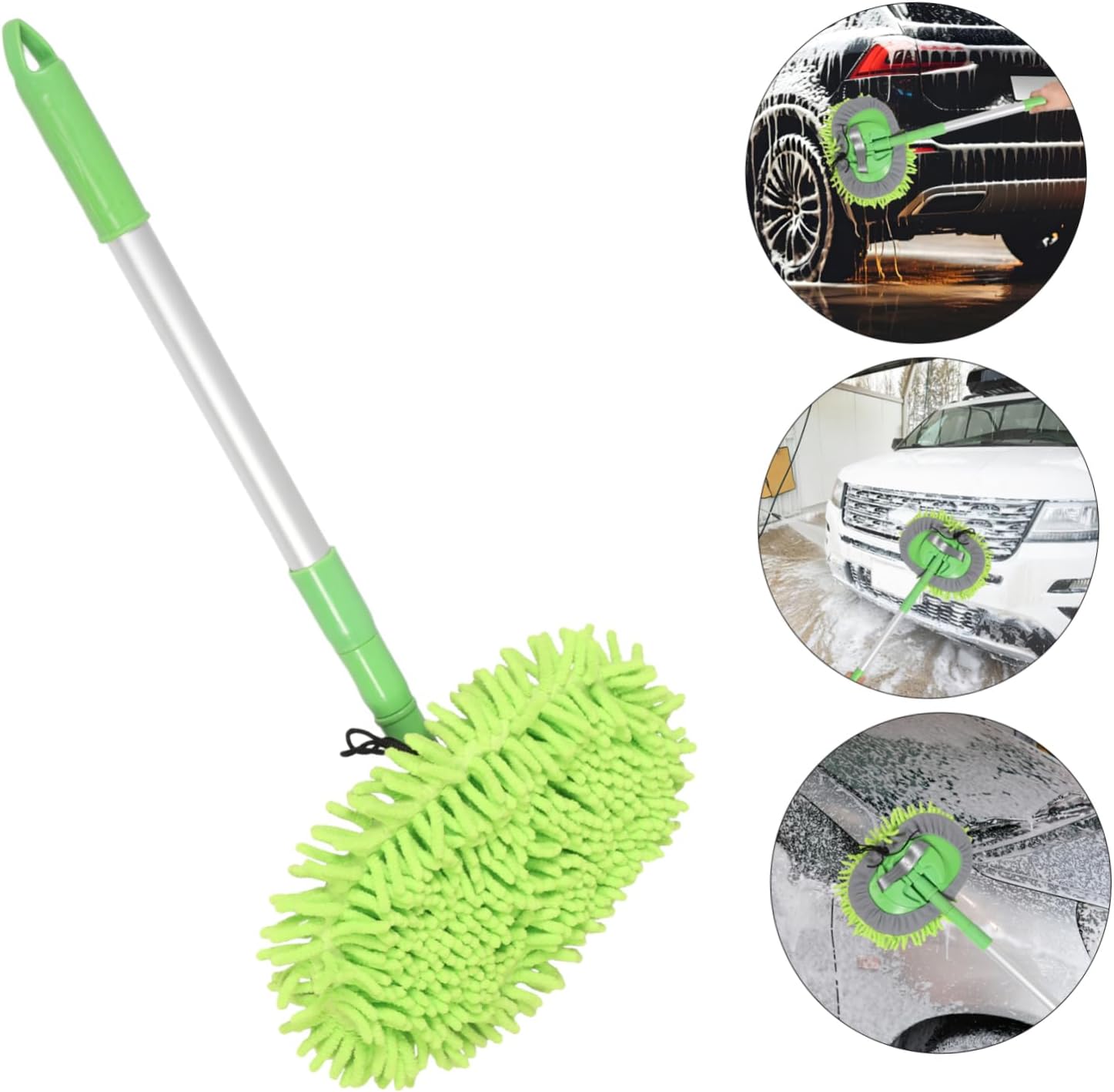 Adjustable Car Wash Mop with Retractable Handle