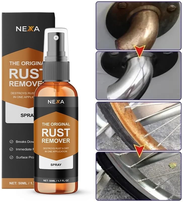 NEXA Rust Remover Spray Fast Acting Multi Surface Cleaner 50ml