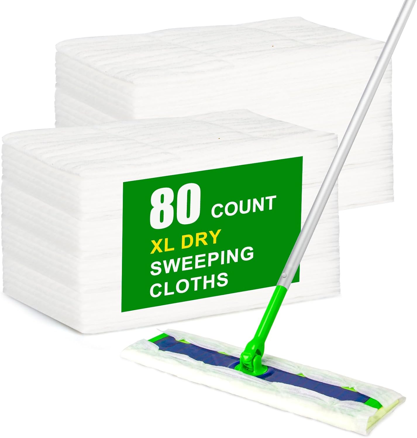 Liminfeit 80 Count Dry Sweeping Cloths for Swiffer XL