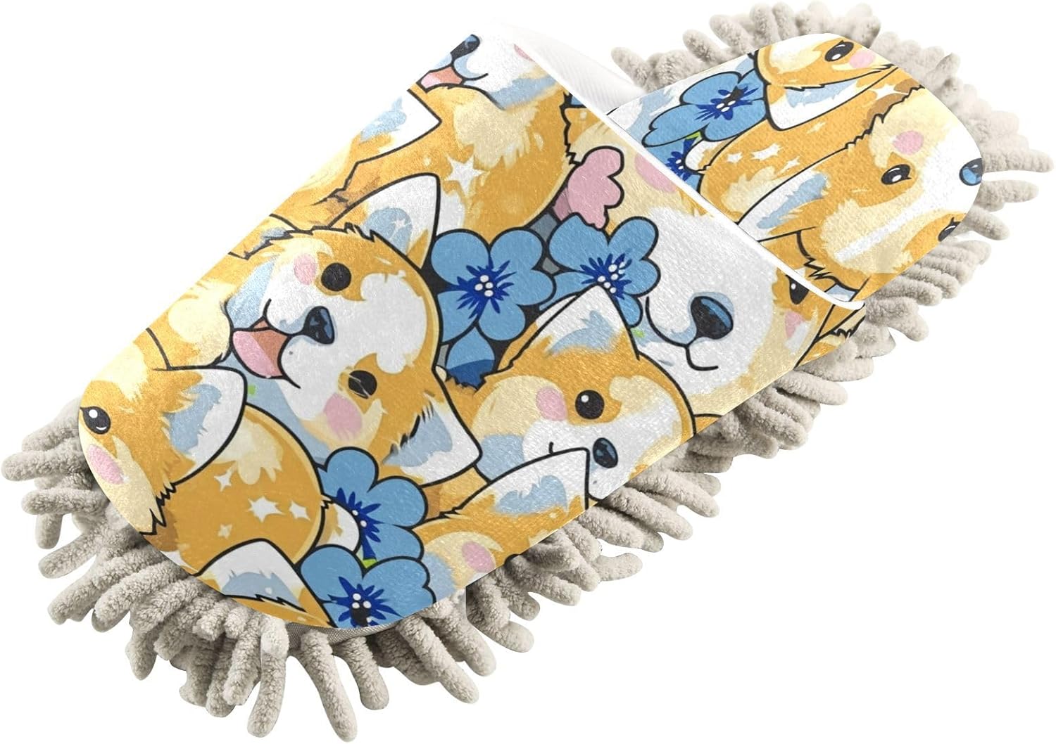 Zhirexin Mop Slippers for Men Women with Soft Microfiber
