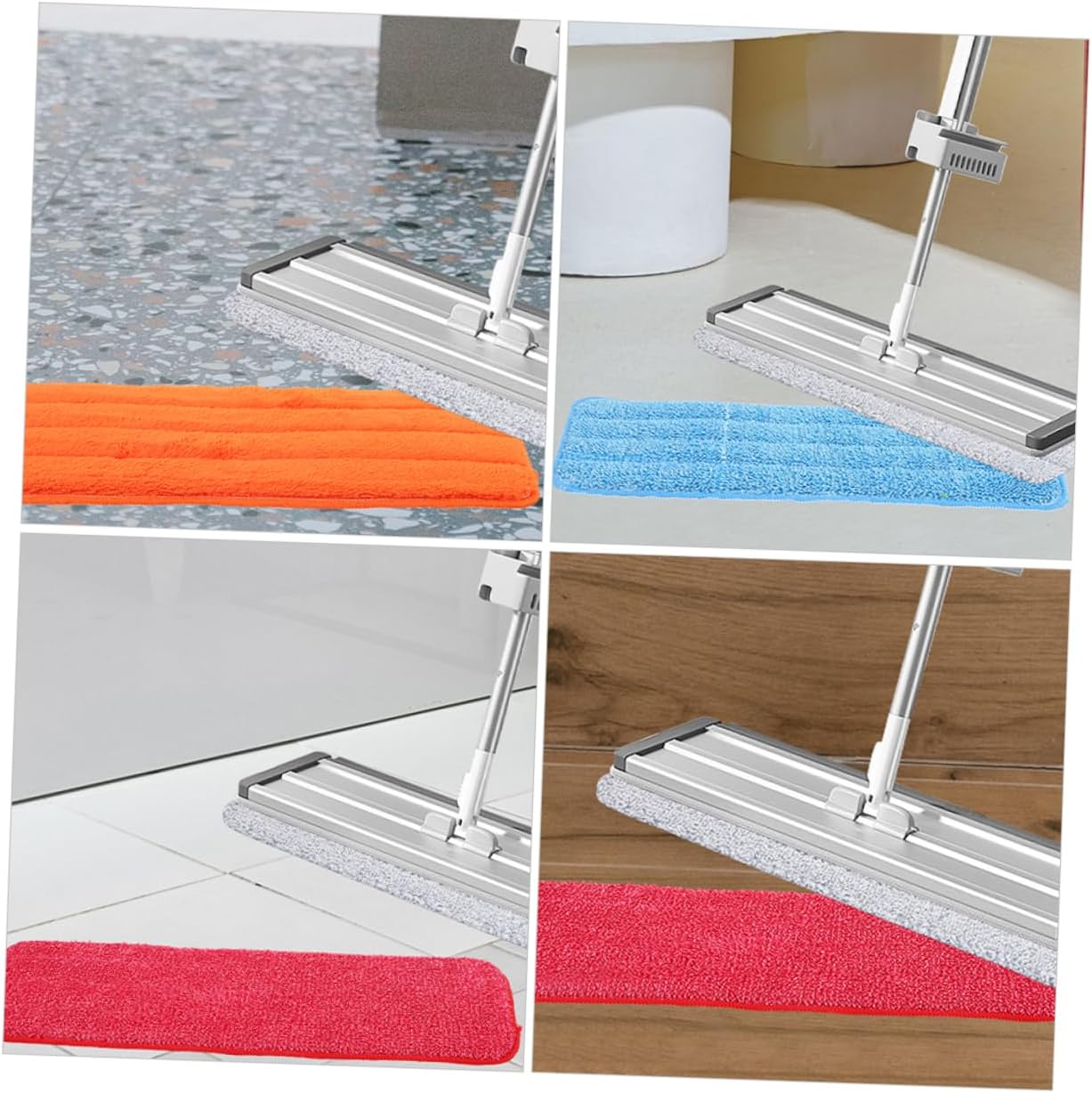 Ipetboom Easy Wash Mop Head 5pcs Replacement Pads