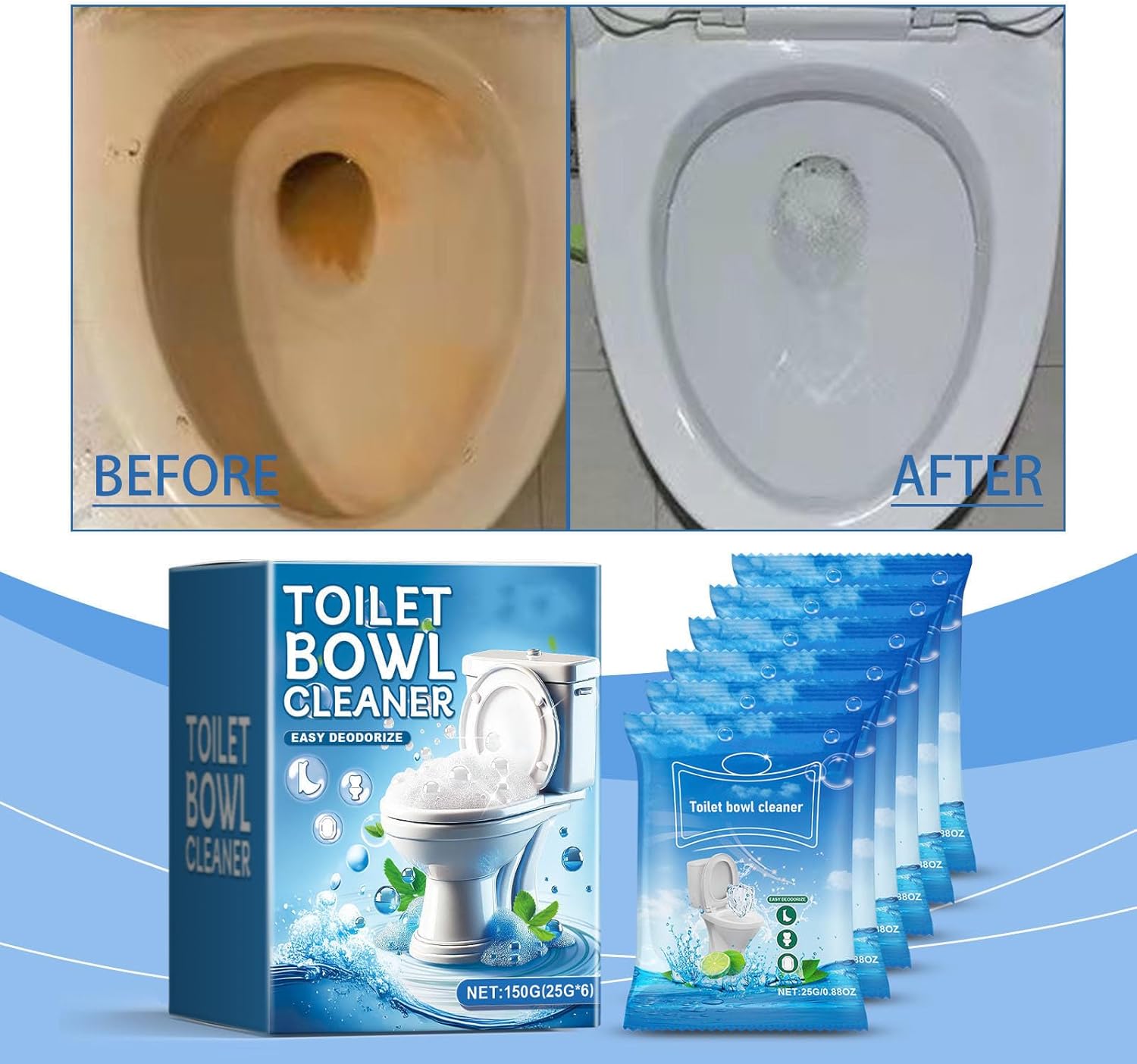 Generic Splash Toilet Cleaner Miracle Powder 2025
