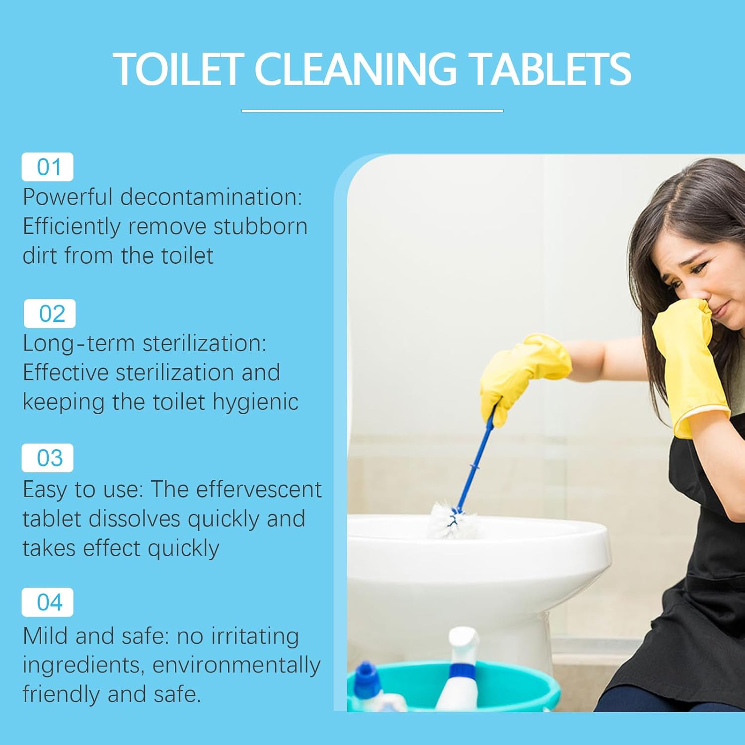 Jakehoe Toilet Cleaning Tablets 16 Pack