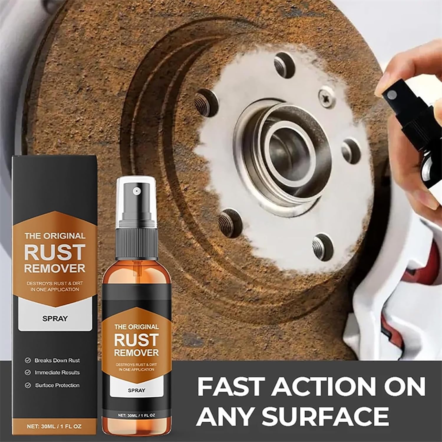 Rust Remover Spray 20 for Clean Metal Surfaces