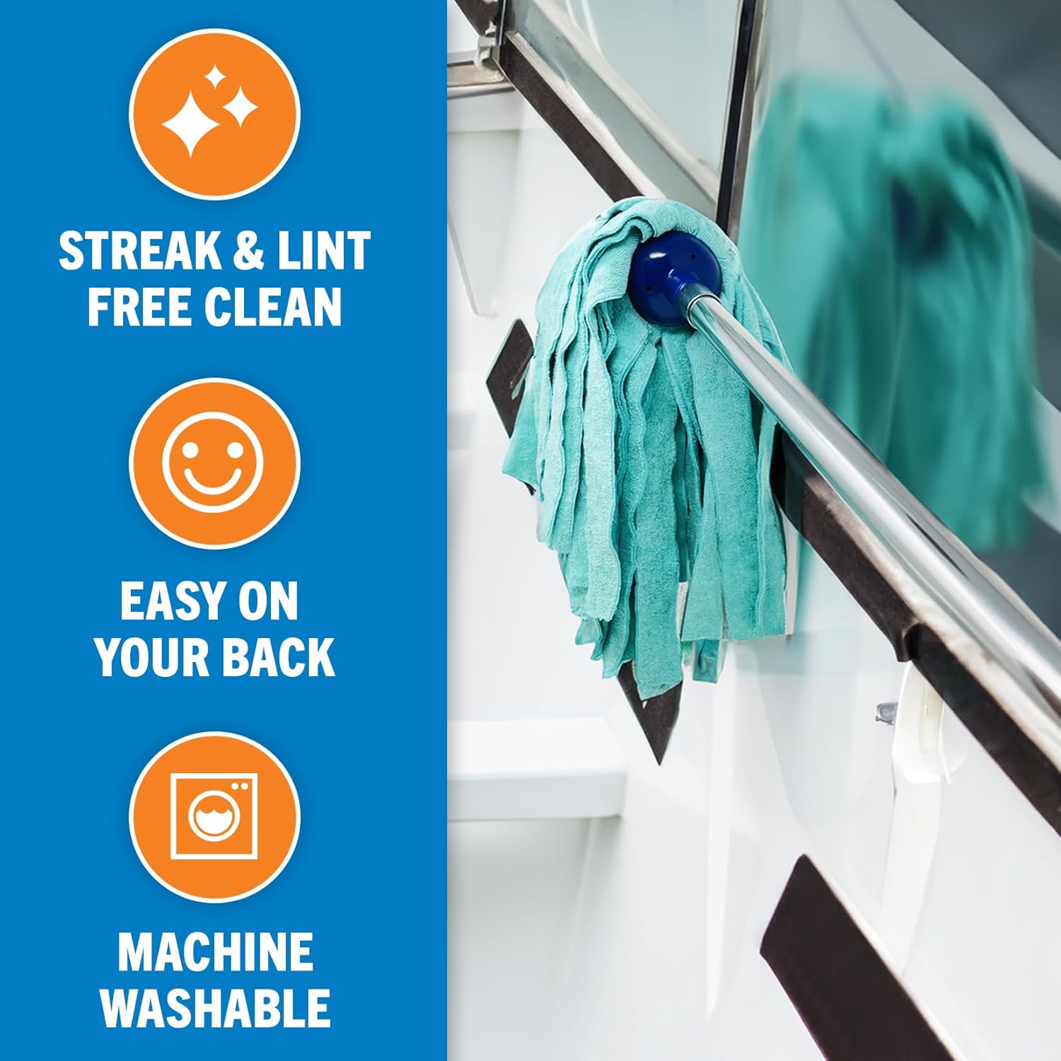 Better Boat Screw On Microfiber Mop Head Replacement 1