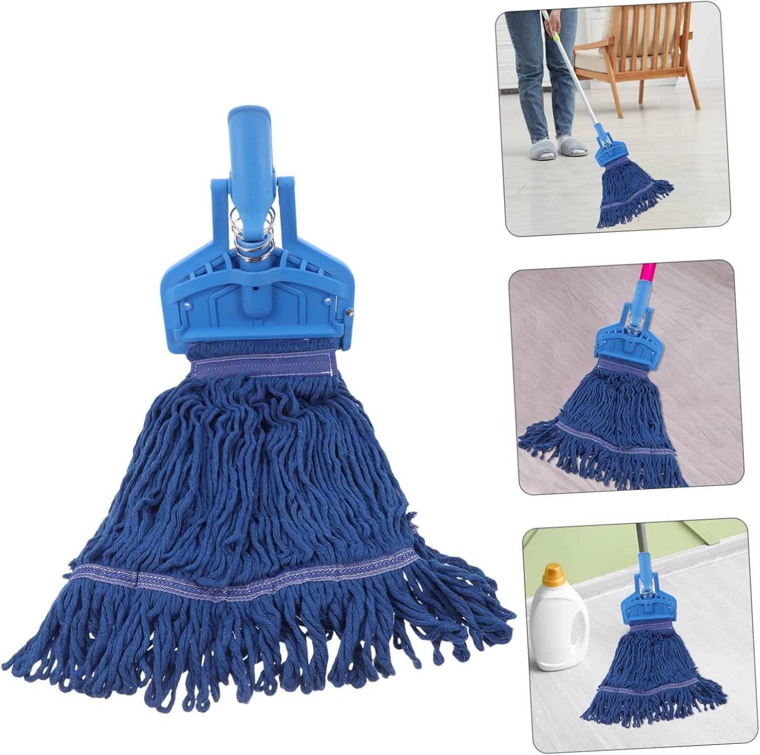 Ipetboom 2pcs Detachable Cotton Mop Head Replacement