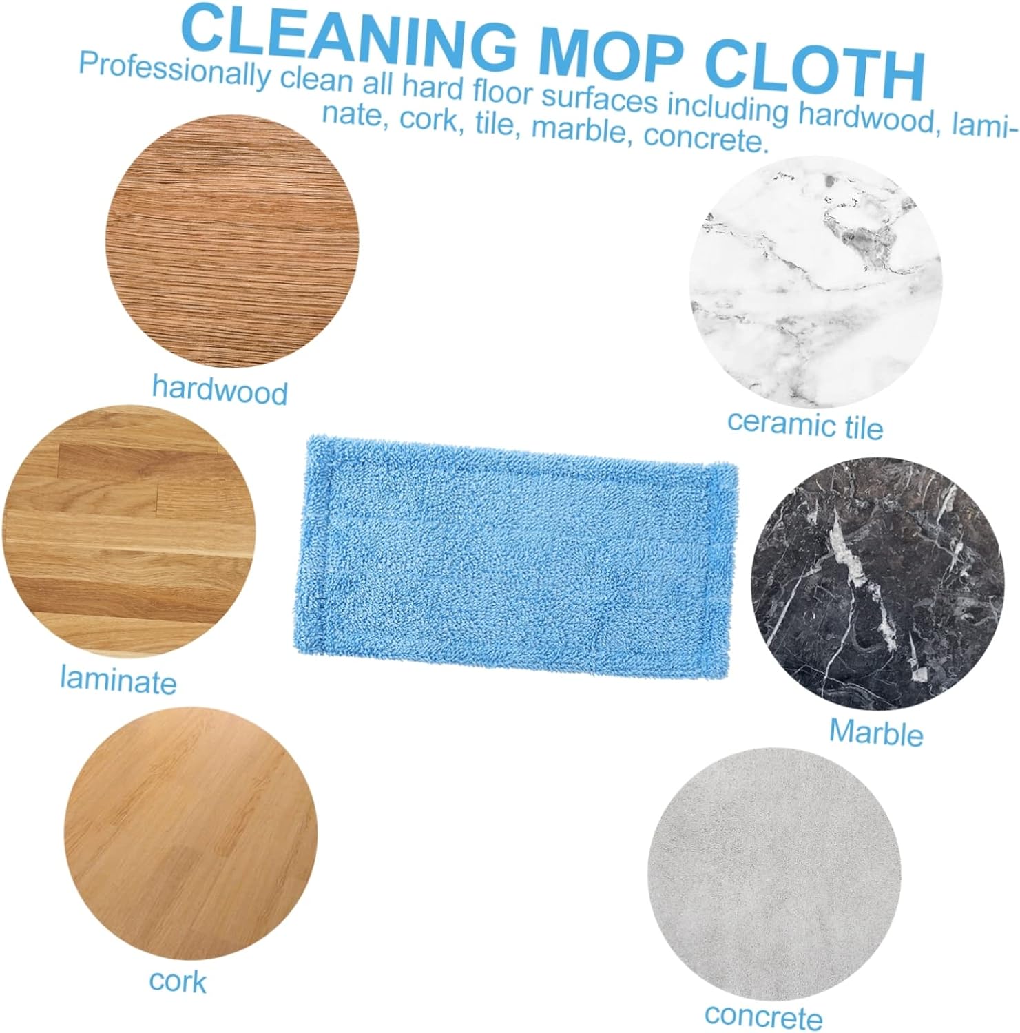 Microfiber Mop Head for Heavy Duty Cleaning