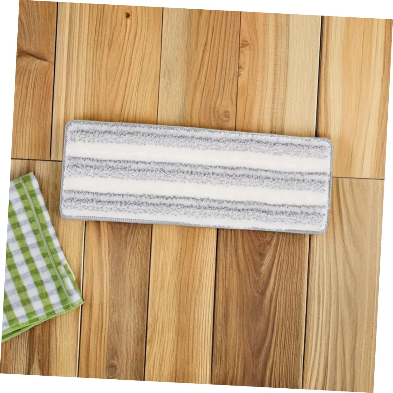 5pcs Microfiber Mop Pads Self-Adhesive Reusable