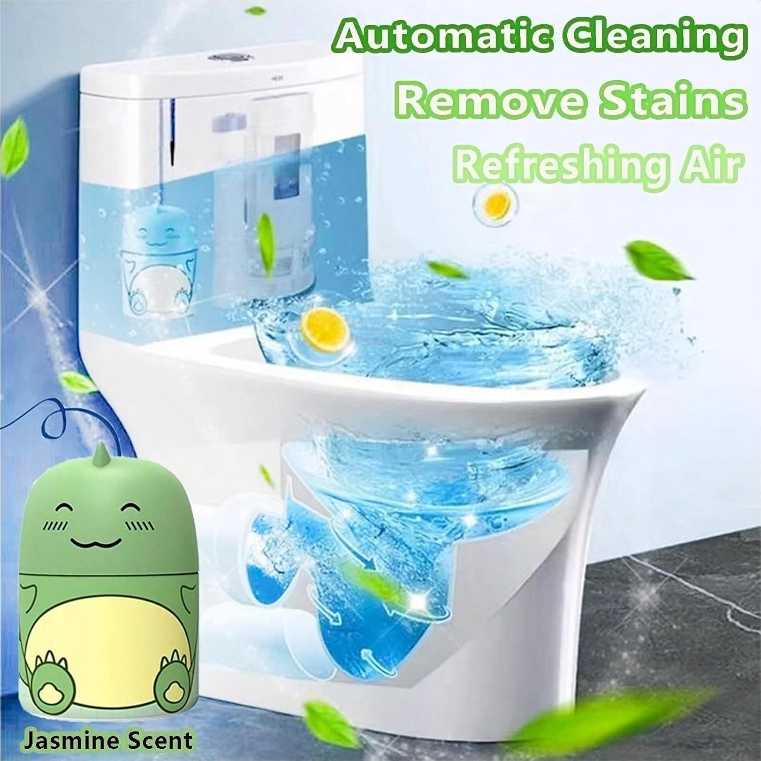 Crazy Clean Toilet Bowl Cleaner with Fresh Scent Green
