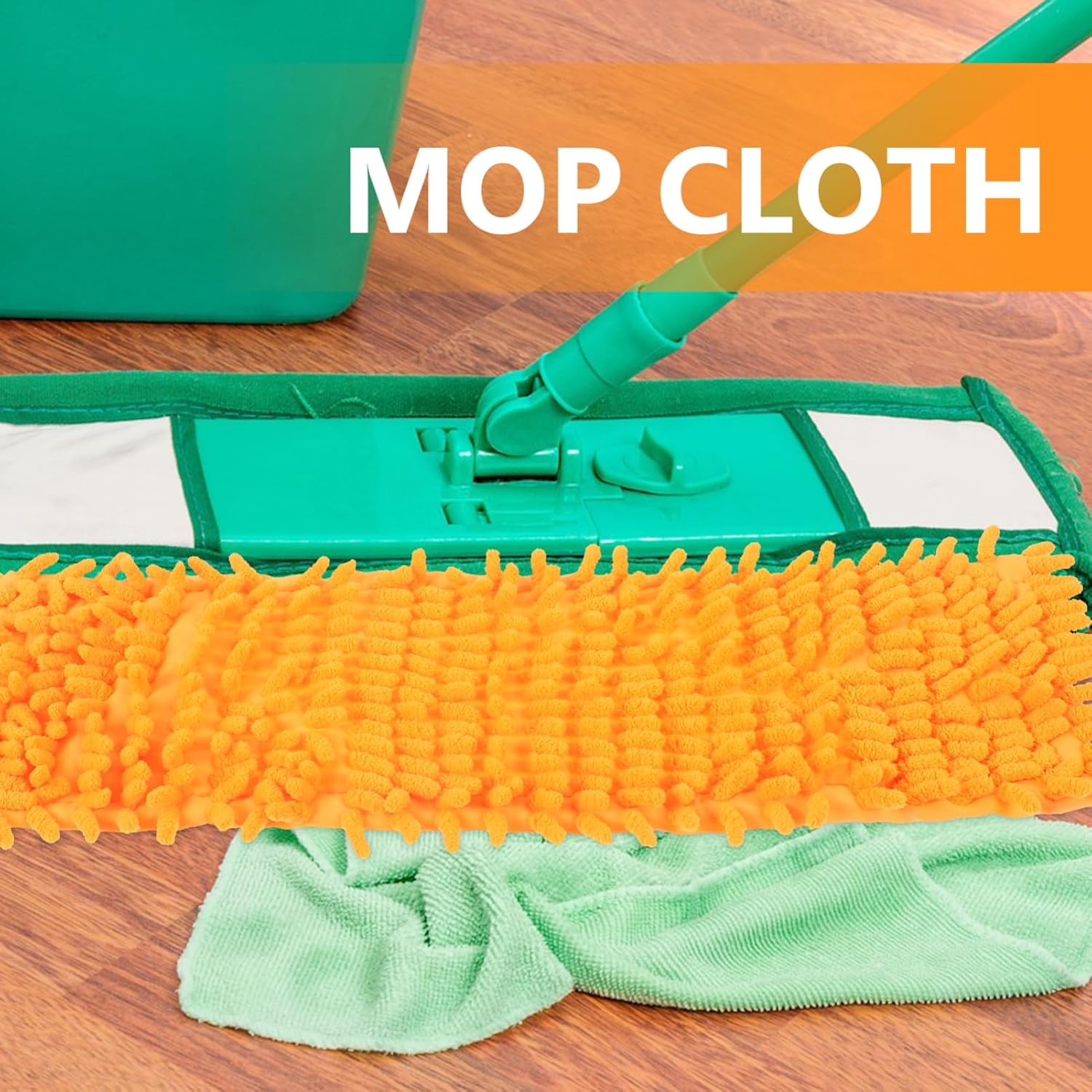 4pcs Mop Cloth Replacement for Flat Mops 1