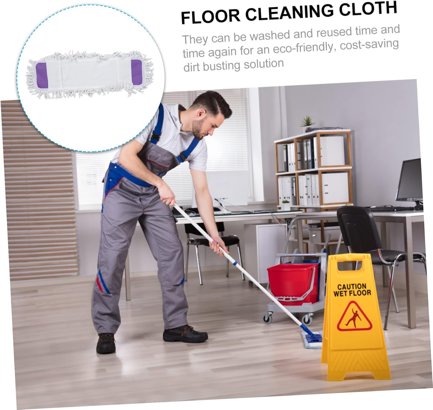 Microfiber Mop Replacement Pads for Hardwood and Tile Floors