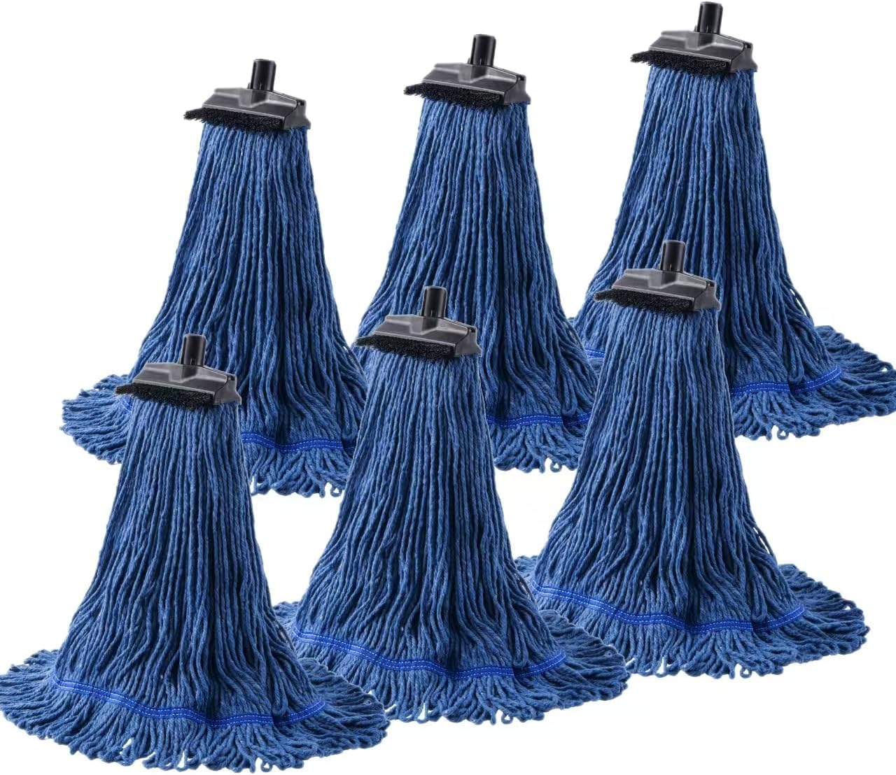 Matthew Heavy Duty Mop Head Replacement Pack of 6