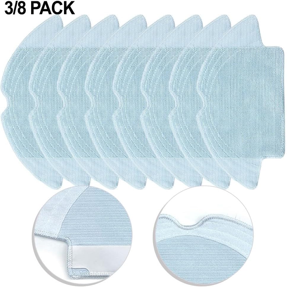Marebm Mop Cloth Pads Replacement for BObsweep Pet Hair Robot Vacuum 1